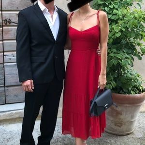 Reformation red dress